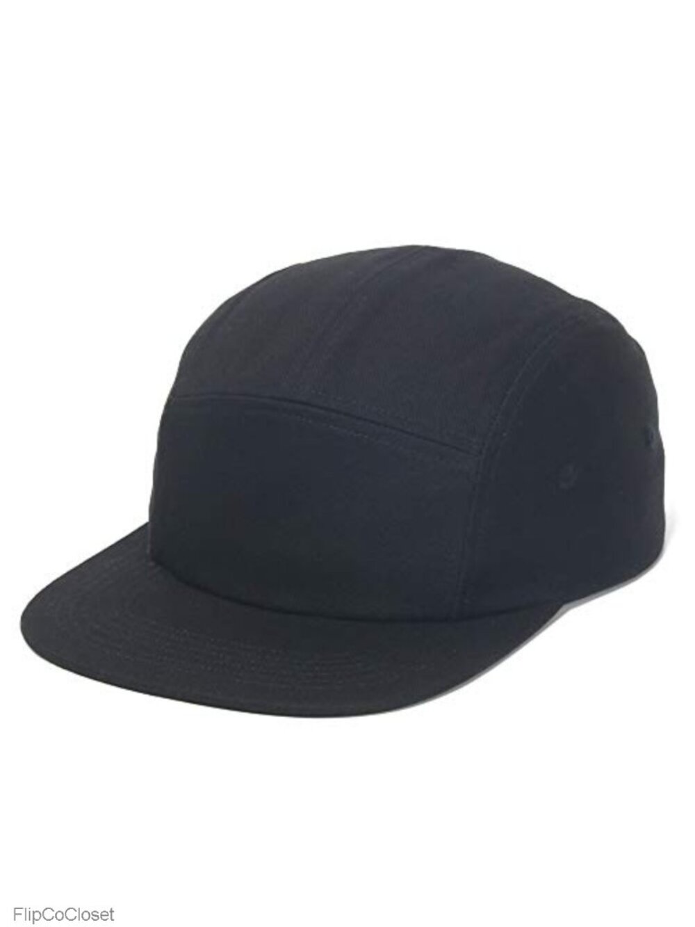 Five Panel Cotton Baseball Cap Solid Low Profile Adjustable Unisex
